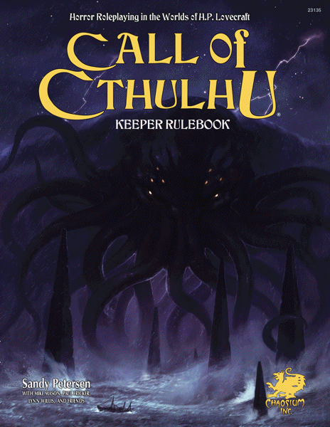 Call of Cthulhu Keeper's Rulebook 7th Ed